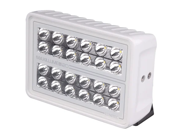 Lumitec Maxillume h120 - Trunnion Mount Flood Light - White Housing - White Dimming - Image 2