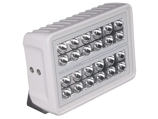 Lumitec Maxillume h120 - Trunnion Mount Flood Light - White Housing - White Dimming