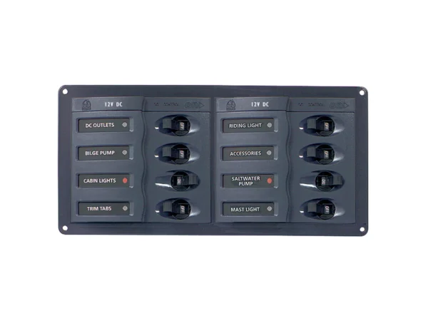 BEP DC Panel - 8-Way - Horizontal