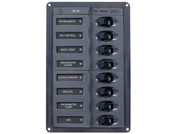 BEP DC Panel - 8-Way - Vertical