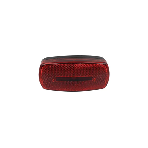 FulTyme RV Marker/Clearance Light With Reflex, Red Lens, Black Base