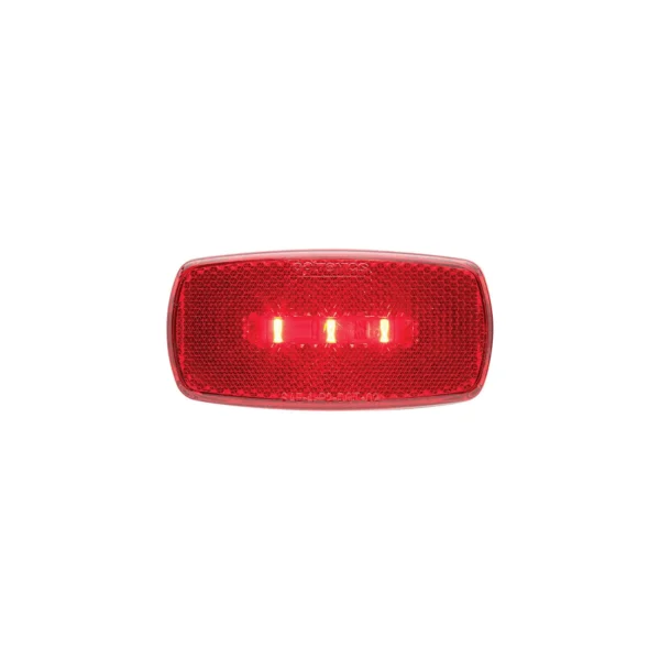 FulTyme RV 1187 LED Surface-Mount Marker/Clearance Light With Reflex, Red