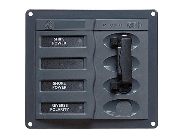 BEP AC Circuit Breaker Panel without Meters, 2DP AC230V Stainless Steel