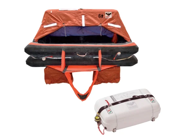 VIKING Coastal Life Raft 4 Person Low Profile Container