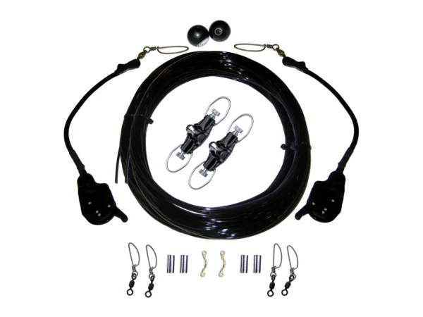 Rupp Single Rigging Kit W/Lok-Ups & Nok-Outs - 160' Black Mono