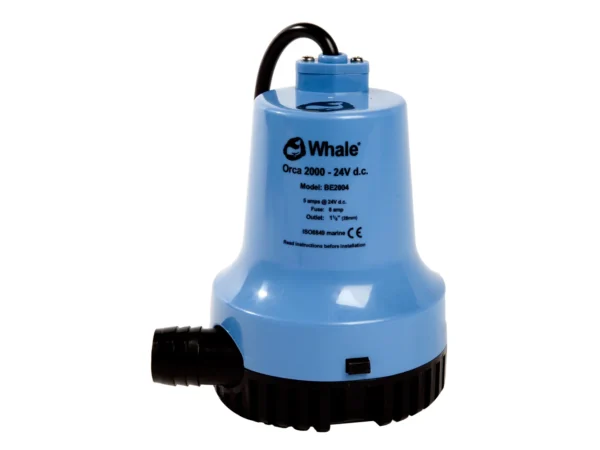 Whale Orca 2000 GPH Submersible Bilge Pump 12V