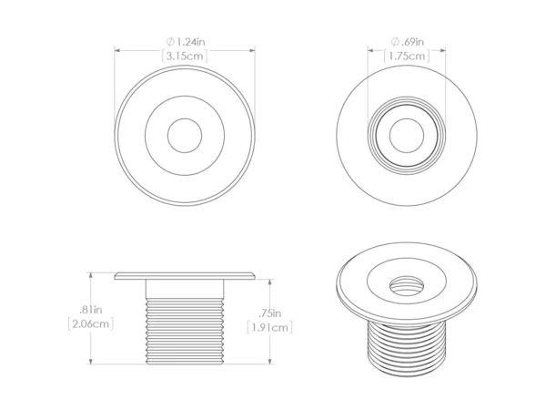 Lumitec Echo Courtesy Light - Brushed Housing - White Light - Image 4