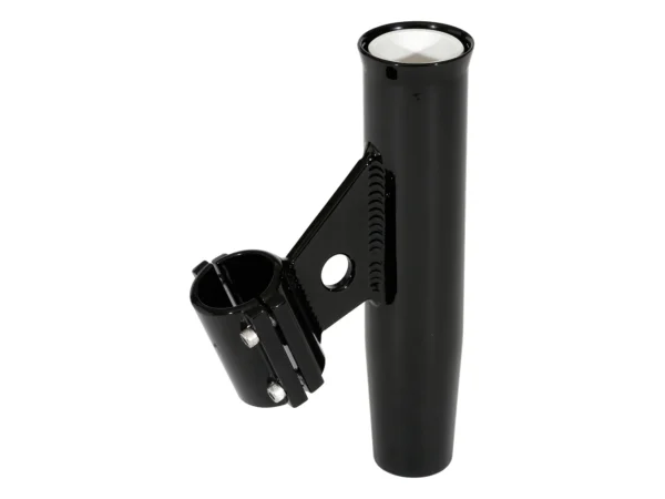 Lee's Clamp-On Rod Holder - Black Aluminum - Vertical Mount - Fits 1.315 O.D. Pipe