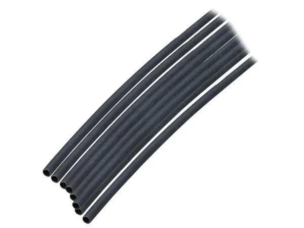 Ancor Adhesive Lined Heat Shrink Tubing (ALT) - 1/8" x 6" - 10-Pack - Black