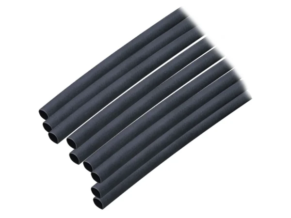 Ancor Adhesive Lined Heat Shrink Tubing (ALT) - 3/16" x 6" - 10-Pack - Black