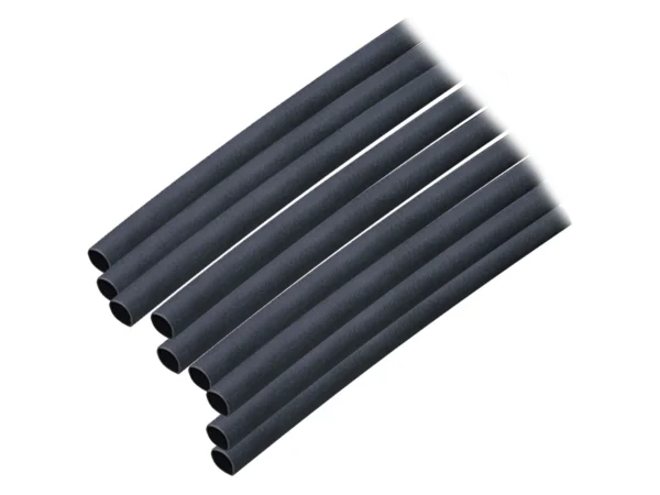 Ancor Adhesive Lined Heat Shrink Tubing (ALT) - 3/16" x 12" - 10-Pack - Black