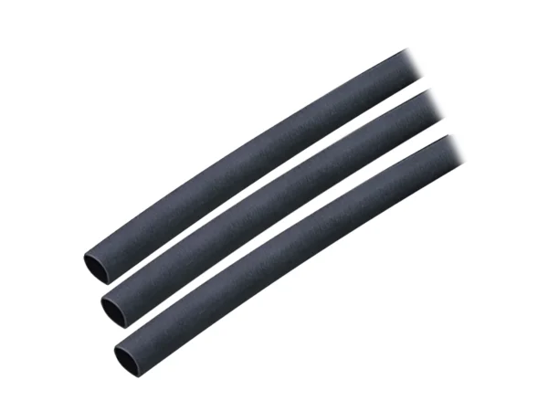 Ancor Adhesive Lined Heat Shrink Tubing (ALT) - 1/4" x 3" - 3-Pack - Black