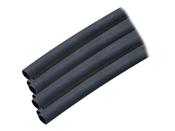 Ancor Adhesive Lined Heat Shrink Tubing (ALT) - 1/4" x 6" - 10-Pack - Black