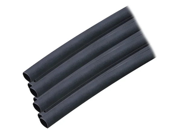 Ancor Adhesive Lined Heat Shrink Tubing (ALT) - 1/4" x 12" - 10-Pack - Black