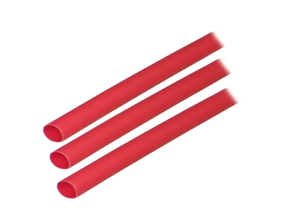 Ancor Adhesive Lined Heat Shrink Tubing (ALT) - 1/4" x 3" - 3-Pack - Red