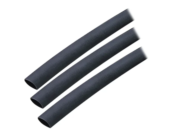 Ancor Adhesive Lined Heat Shrink Tubing (ALT) - 3/8" x 3" - 3-Pack - Black