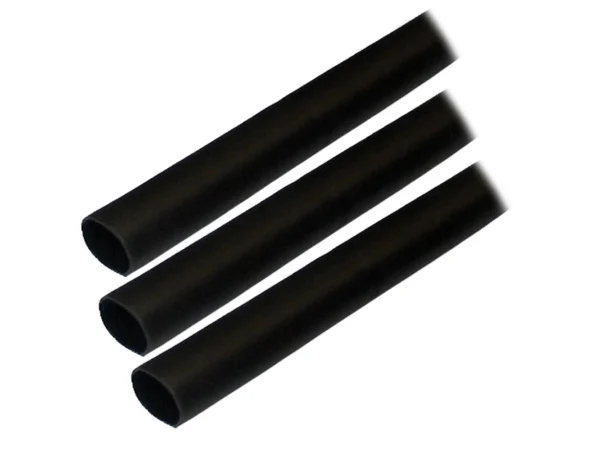 Ancor Adhesive Lined Heat Shrink Tubing (ALT) - 1/2" x 3" - 3-Pack - Black