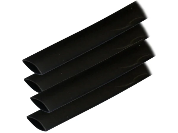 Ancor Adhesive Lined Heat Shrink Tubing (ALT) - 3/4" x 6" - 4-Pack - Black