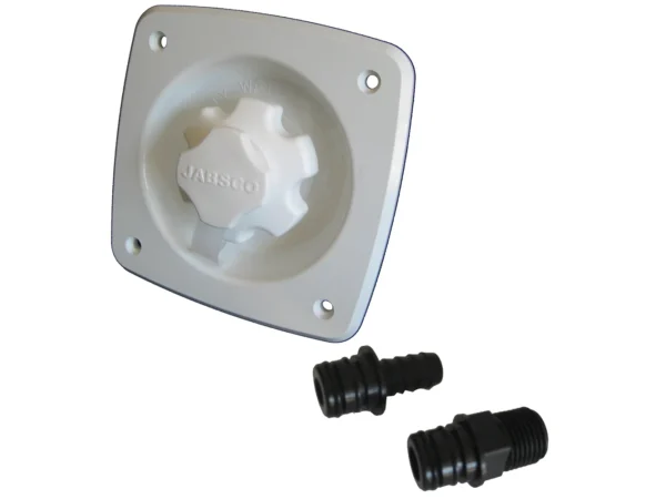 Jabsco Water Pressure Regulator - Flush Mount - White