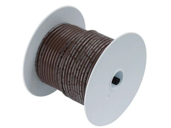 Ancor Brown 18 AWG Tinned Copper Wire - 35'