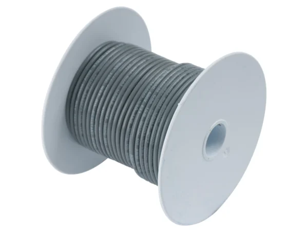 Ancor Grey 18 AWG Tinned Copper Wire - 35'