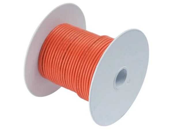 Ancor Orange 18 AWG Tinned Copper Wire - 100'