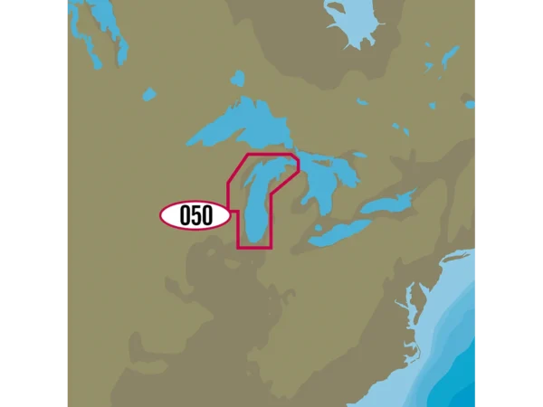 C-MAP MAX NA-M050/SD - Lake Michigan Bathymetric SD Format