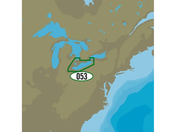 C-MAP MAX NA-M053/SD - Lake Erie & Lake St. Clair Bathymetric SD Format