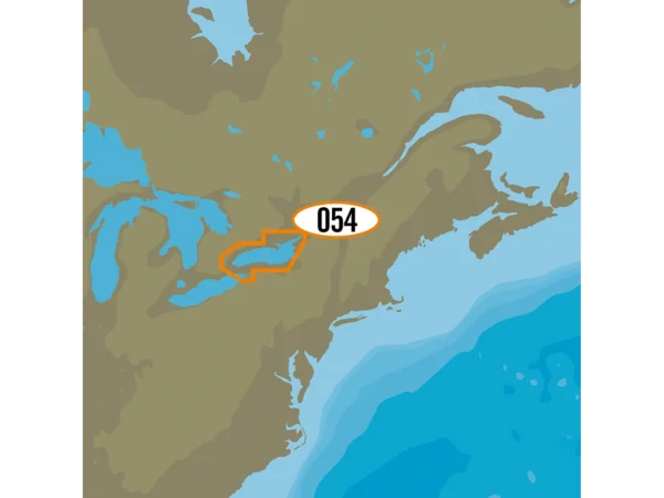 C-MAP MAX NA-M054/SD - Lake Ontario Bathymetric SD Format