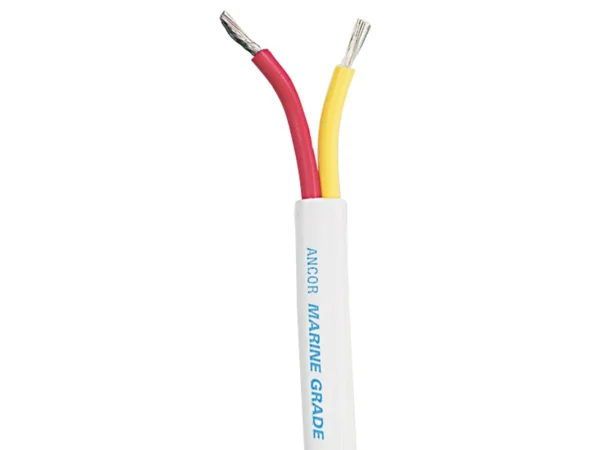 Ancor Safety Duplex Cable - 18/2 AWG - Red/Yellow - Flat - 1,000