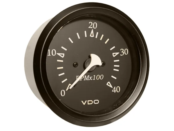 VDO Cockpit Marine 85mm (3-3/8") Diesel Tachometer - Black Dial/Bezel