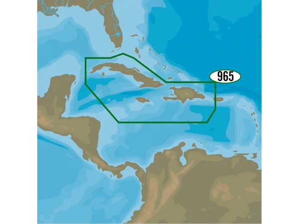 C-MAP 4D NA-D965 - Cuba, Dominican Republic, Caymans & Jamaica