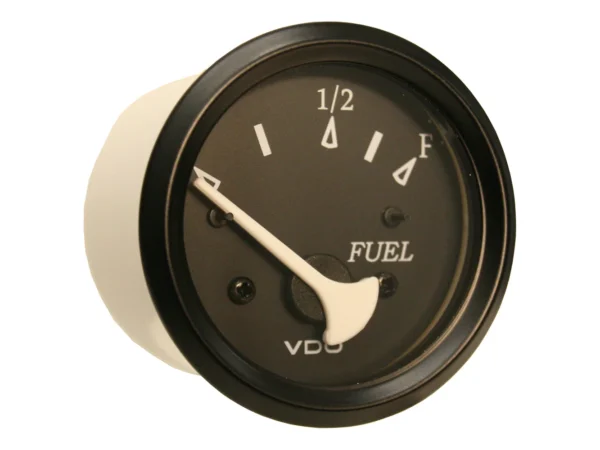 VDO Cockpit Marine 52mm (2-1/16") Fuel Level Gauge - Black Dial/Bezel