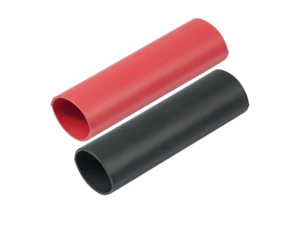 Ancor Heavy Wall Heat Shrink Tubing - 1" x 3" - 2-Pack - Black/Red