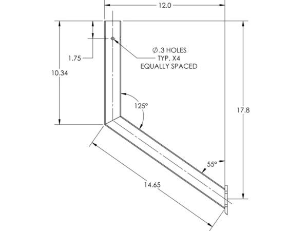 TACO Stainless Steel Table Column - Image 2