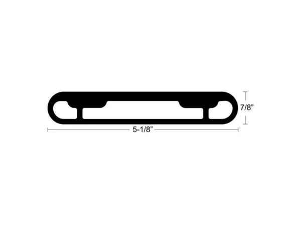 TACO T-Top Extrusion Plate Pre-Drilled f/Grand Slams - 30" - Pair - Image 2