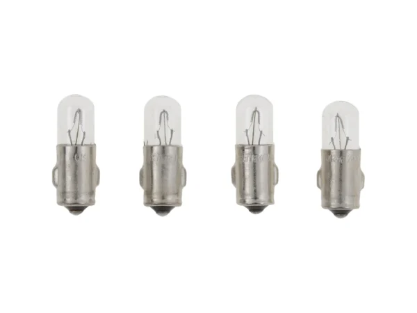 VDO Type A - White Metal Base Bulb - 12V - 4-Pack