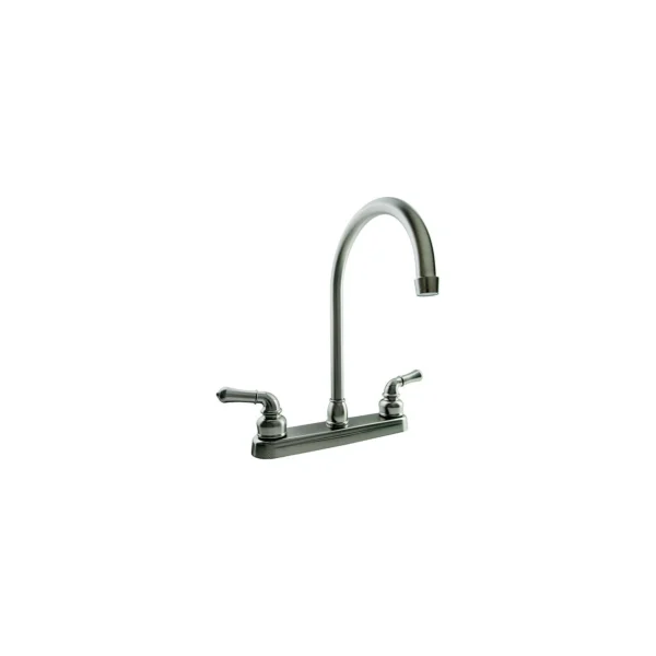 Dura Faucet DFPK330HCSN J-Spout Kitchen Faucet, Satin Nickel