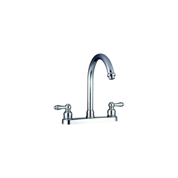 Dura Faucet DFPK340LSN Non-Metallic Hi-Rise Kitchen Faucet, Satin Nickel - Image 2