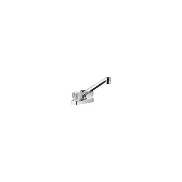 Dura Faucet DFPK640ACP 4" Non-Metallic Kitchen/Bar/Galley Faucet, Chrome