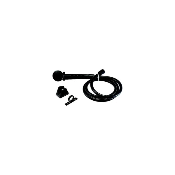 Dura Faucet DFSA130BK Economy Single Function Shower Wand & Hose Kit, Black - Image 2