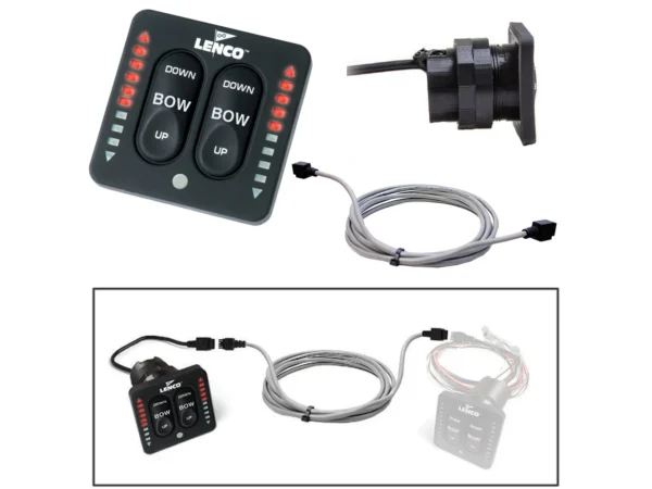 Lenco Flybridge Kit f/ LED Indicator Key Pad f/All-In-One Integrated Tactile Switch - 20'