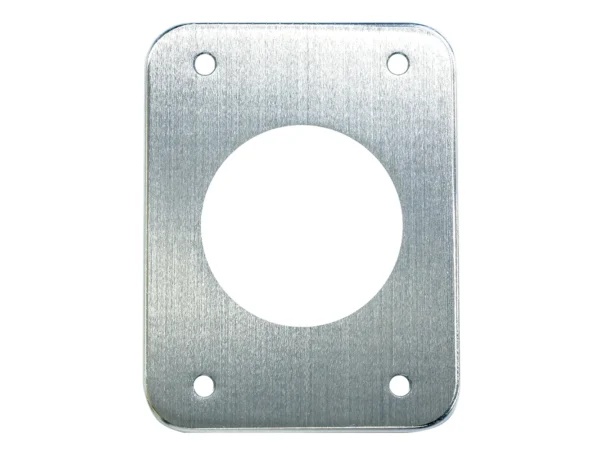 Tigress T-Top Aluminum Backing Plates - 5" x 6-1/2" x 1/4" - Pair