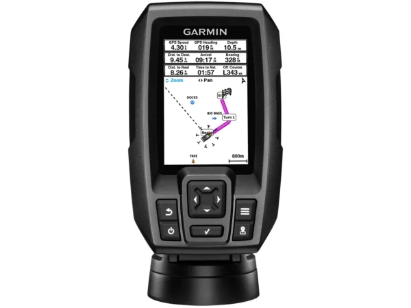 Garmin STRIKER™ 4 Fishfinder Worldwide Version w/77/200kHz - 4-Pin Transducer w/Transom & Trolling Motor Mounts