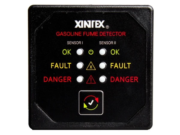 Fireboy-Xintex Gasoline Fume Detector w/Dual Channel - 12/24V