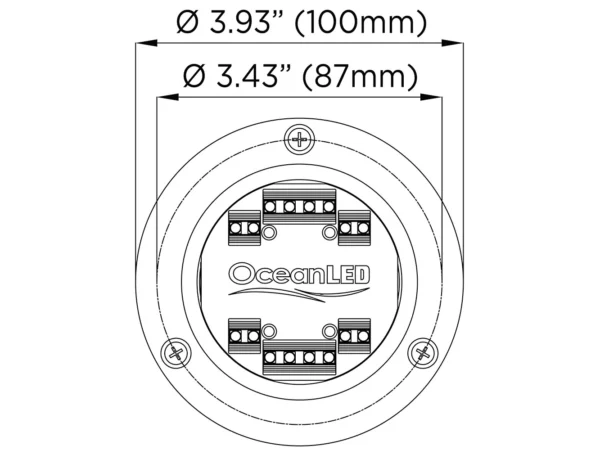 OceanLED Sport S3166S Underwater LED Light - Ultra White - Image 4