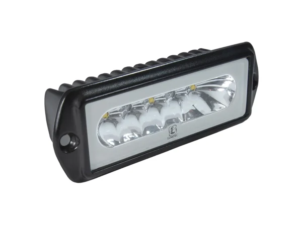 Lumitec Capri2 - Flush Mount LED Flood Light - Black Housing - 2-Color White/Blue Dimming