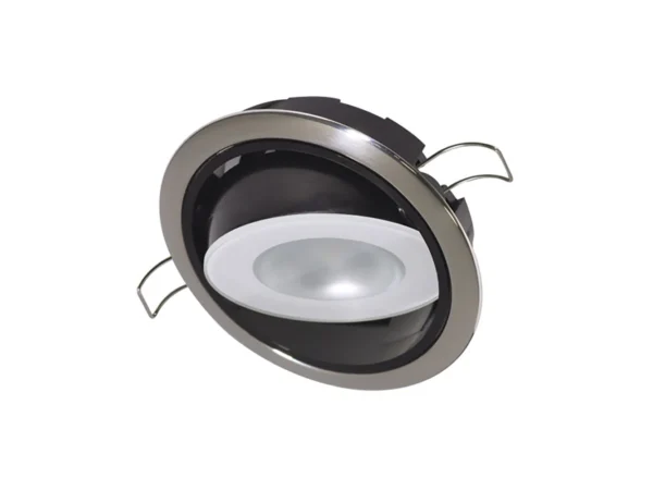 Lumitec Mirage Positionable Down Light - White Dimming, Red/Blue Non-Dimming - Polished Bezel - Image 2