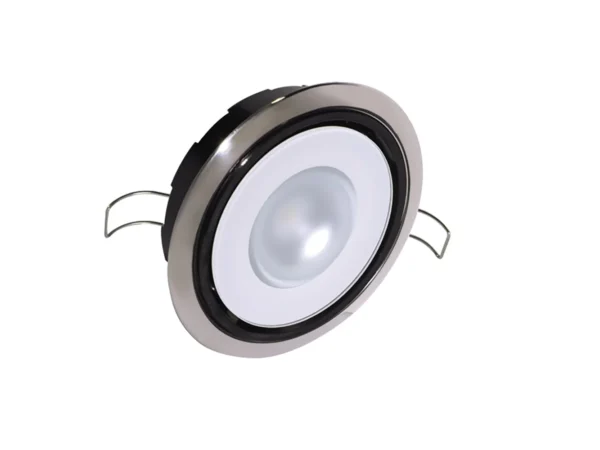 Lumitec Mirage Positionable Down Light - White Dimming, Red/Blue Non-Dimming - Polished Bezel - Image 3