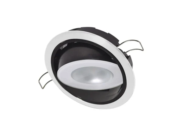 Lumitec Mirage Positionable Down Light - Spectrum RGBW Dimming - White Bezel - Image 2